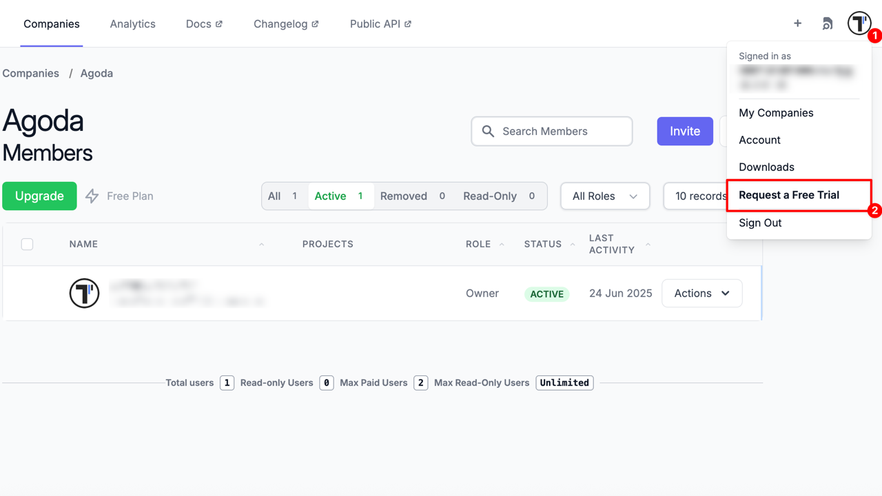 Request a Free Trial